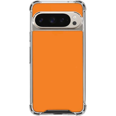 Orange Pixel 9 Pro XL Clear Case